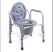 WM813L Steel Commode Wheelchair